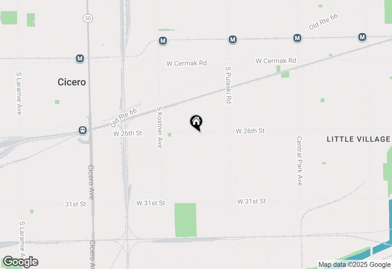 Map of 4157 W 26th Street, Chicago, IL 60623