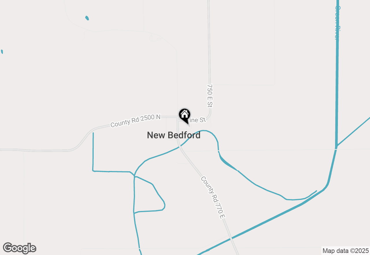 Map of 105 Bradley Street, New Bedford, IL 61346