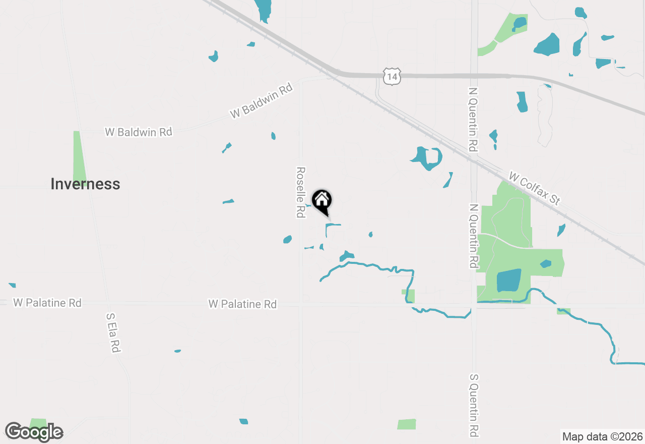Map of 139 Strome Lane, Inverness, IL 60067