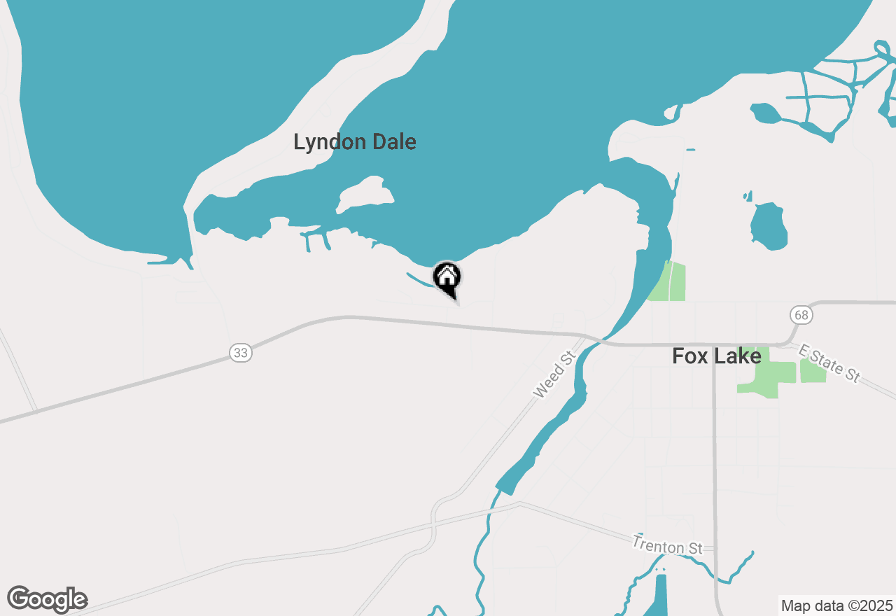 Map of 115 Linden Lane, Fox Lake, WI 53933