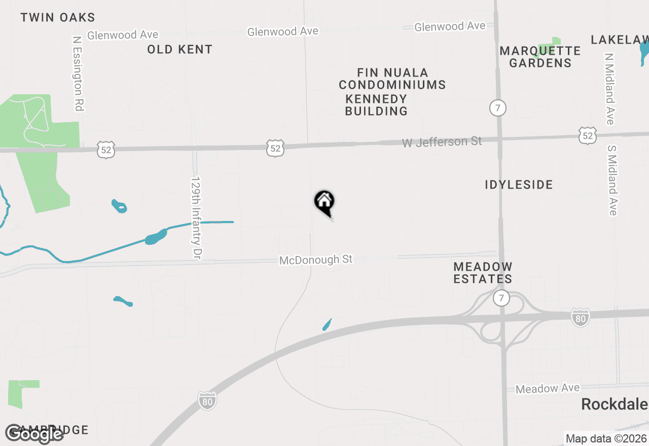 Map of 2308 Madonna Avenue, Joliet, IL 60436