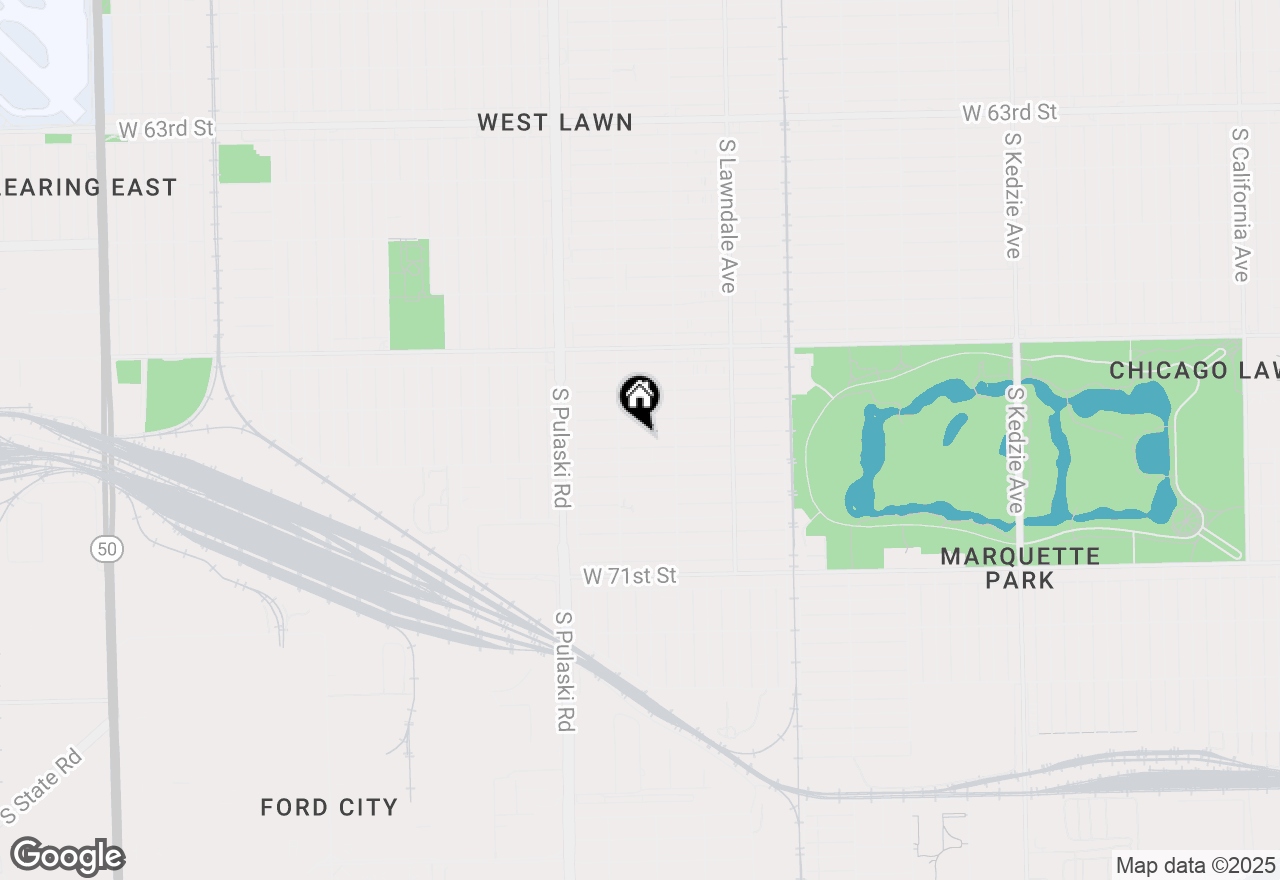 Map of 3839 W 68th Place, Chicago, IL 60629