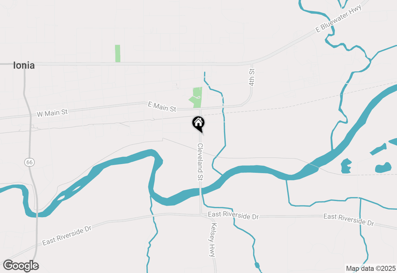 Map of 661 Bayard Street, Ionia, MI 48846