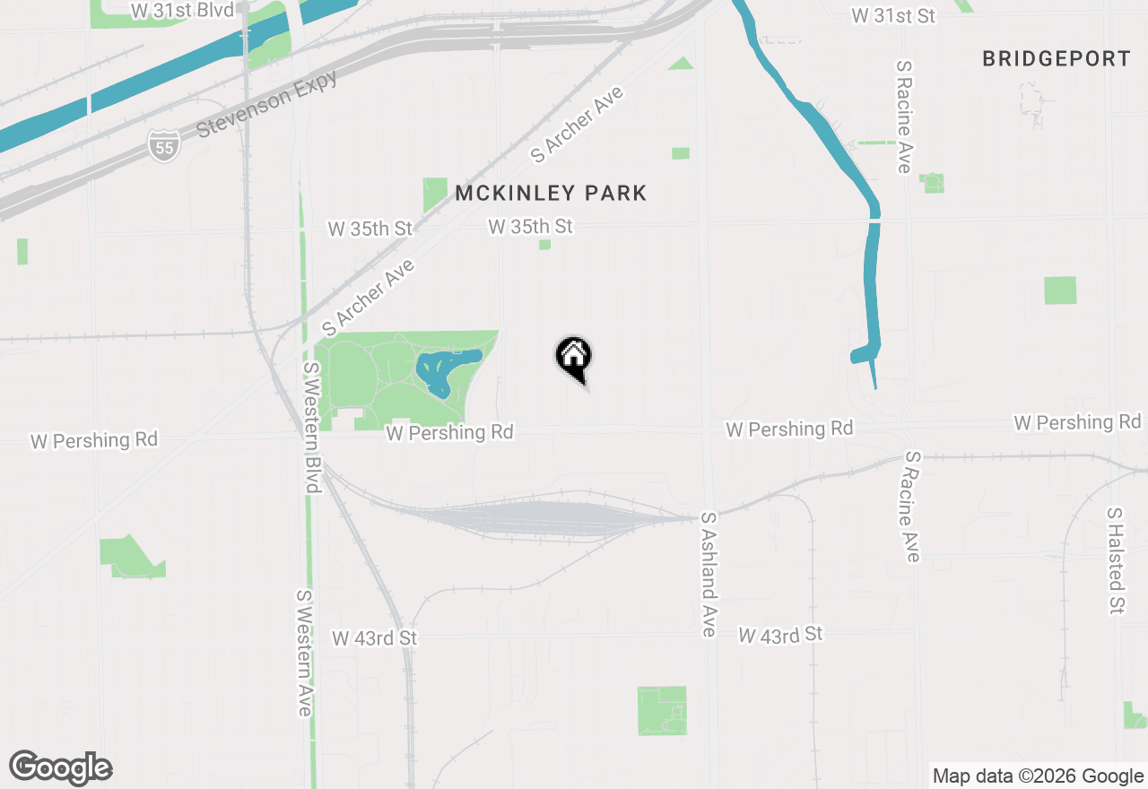 Map of 3816 S Honore Street #2, Chicago, IL 60609