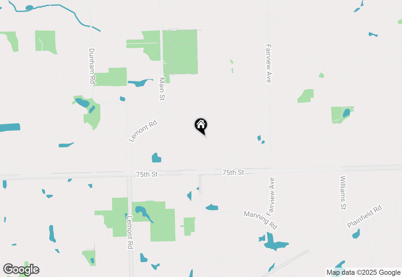 Map of 7330 Winthrop Way #2, Downers Grove, IL 60515