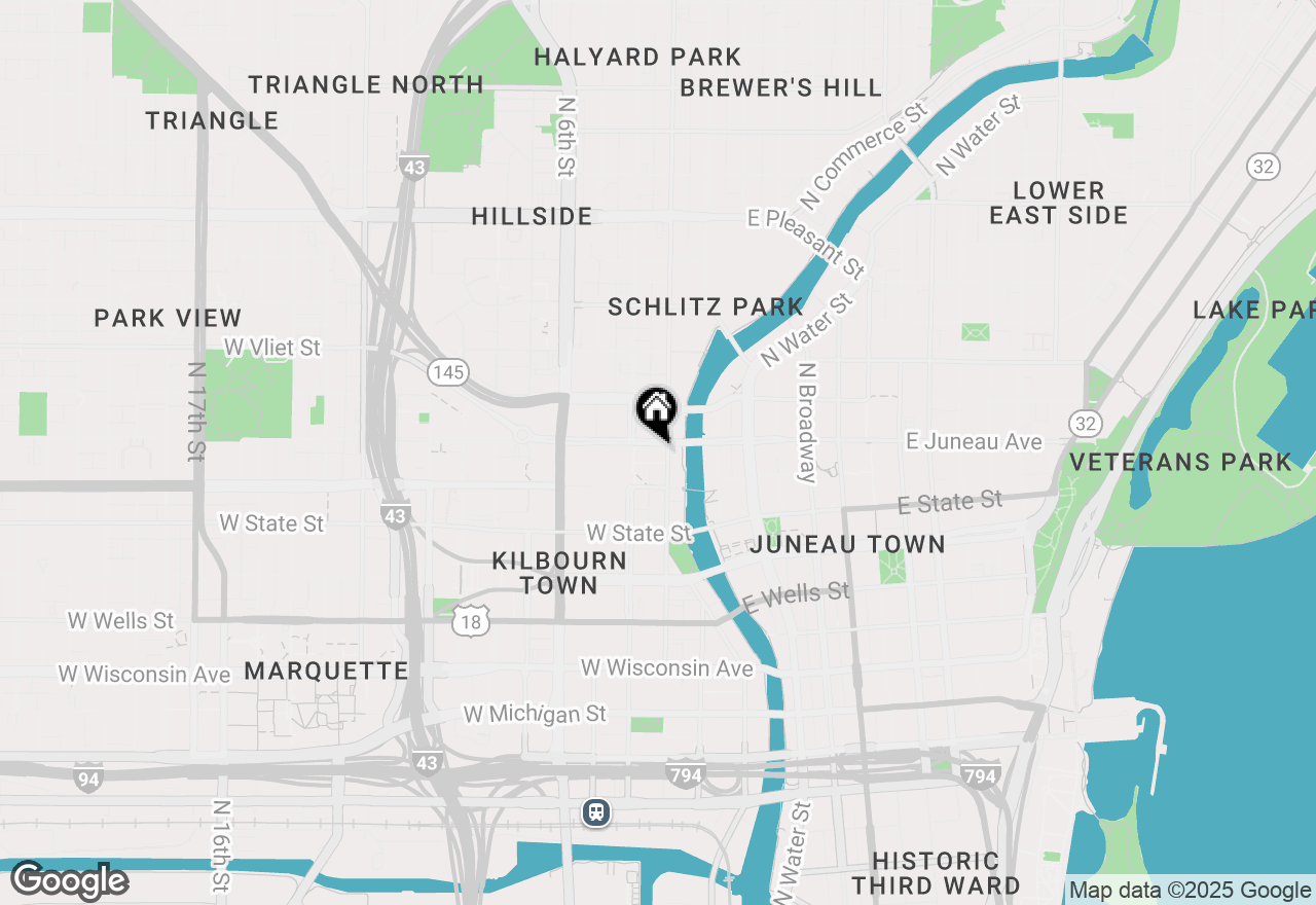 Map of 1141 N Martin L King Jr Dr #2903, Milwaukee, WI 53203