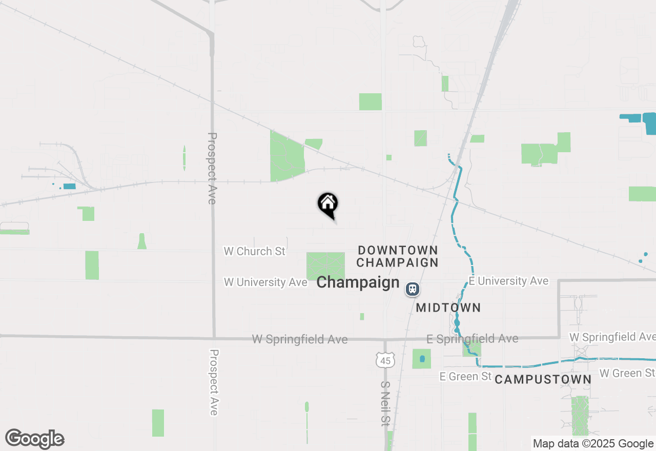 Map of 410 N Prairie Street #15, Champaign, IL 61820