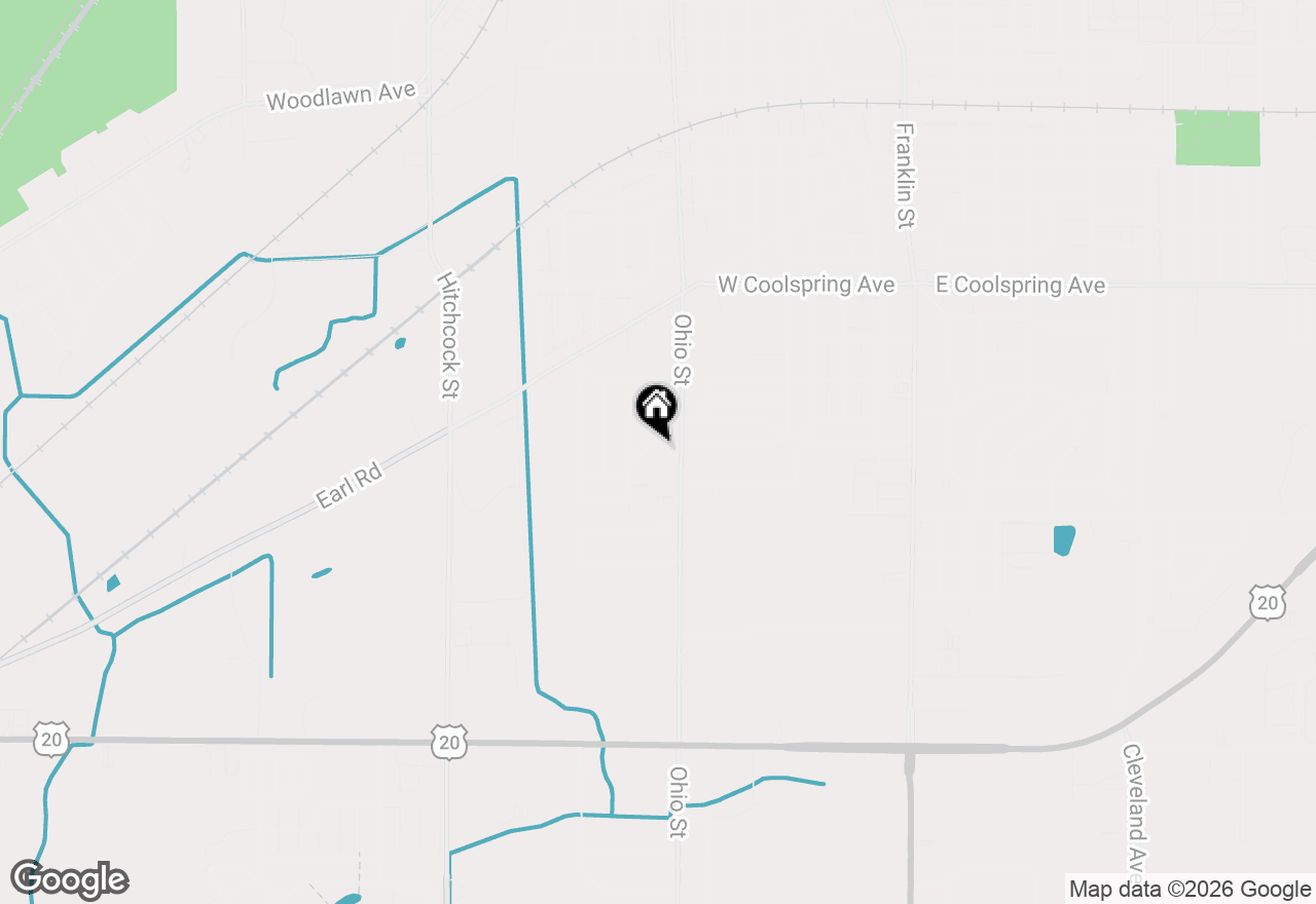 Map of 831 Essex Lane, Michigan City, IN 46360