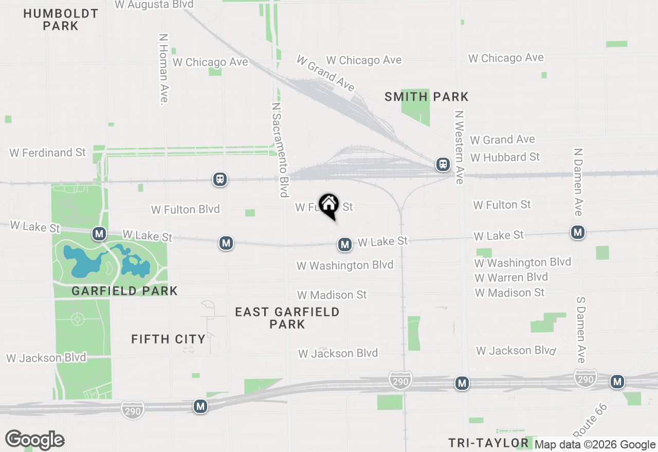 Map of 2833 W Walnut Street, Chicago, IL 60612