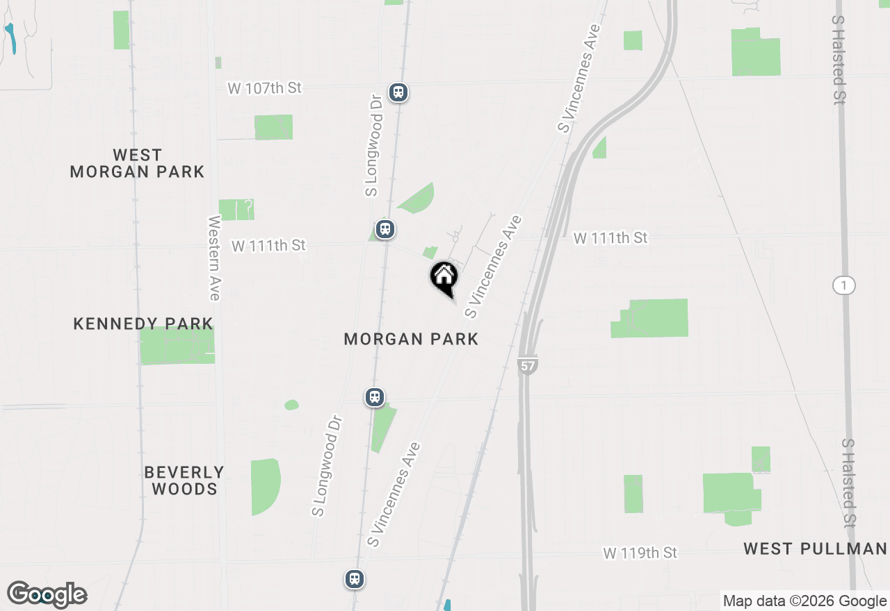 Map of 11258 S Church Street, Chicago, IL 60643