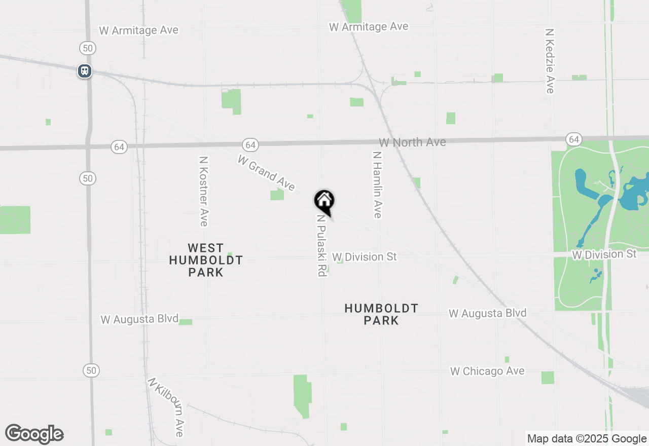 Map of 1311 N Pulaski Road, Chicago, IL 60651