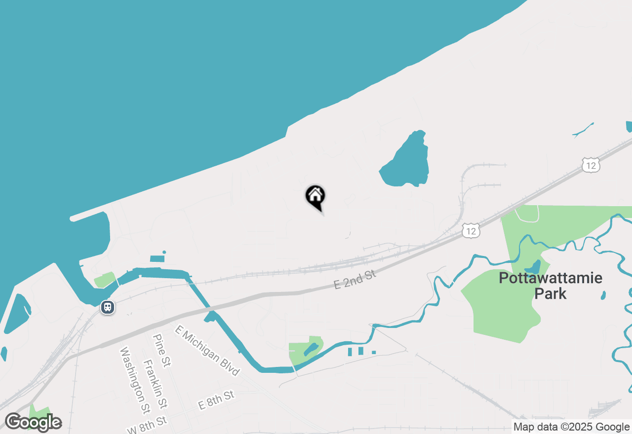 Map of 432 Washington Park Boulevard, Michigan City, IN 46360