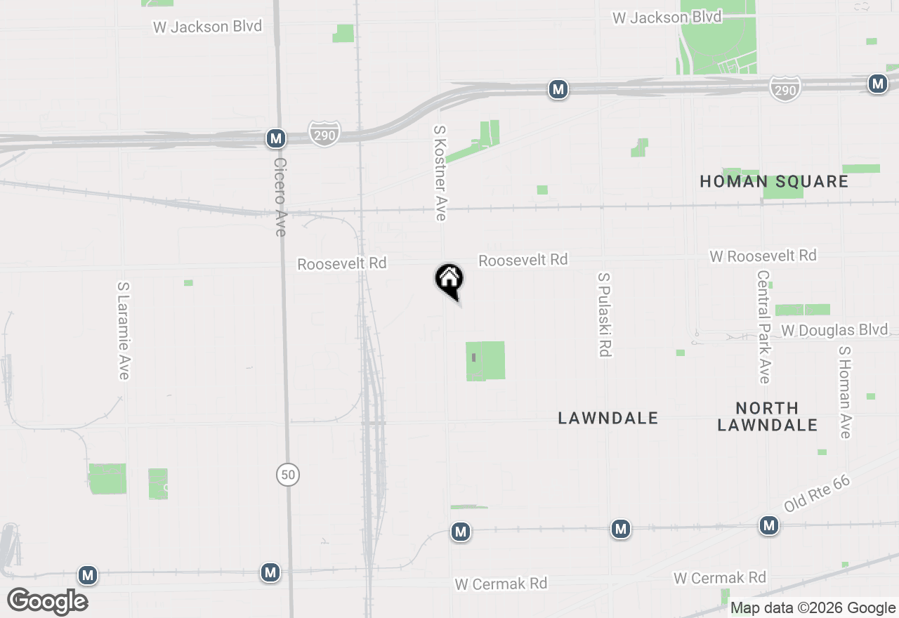 Map of 1309 S Kostner Avenue, Chicago, IL 60623