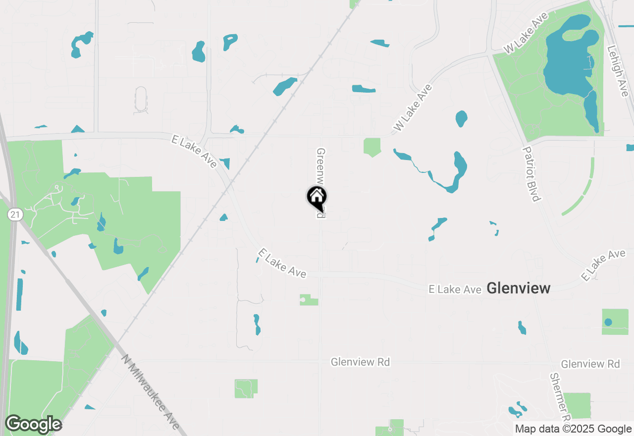 Map of 1508 Buckingham Glen Circle, Glenview, IL 60026