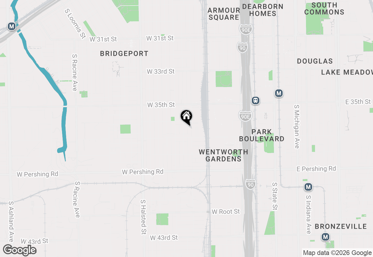 Map of 3627 S Parnell Avenue, Chicago, IL 60609
