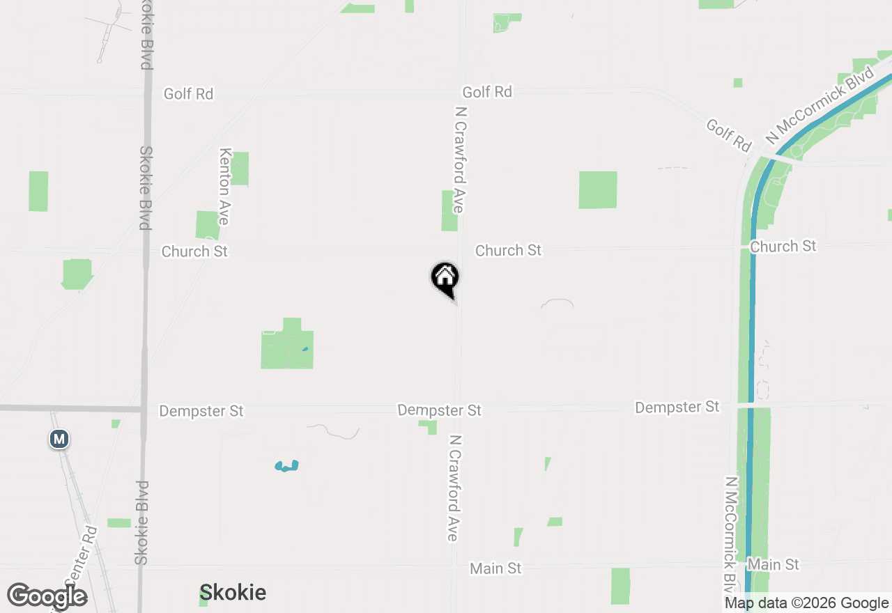 Map of 9035 Keystone Avenue, Skokie, IL 60076