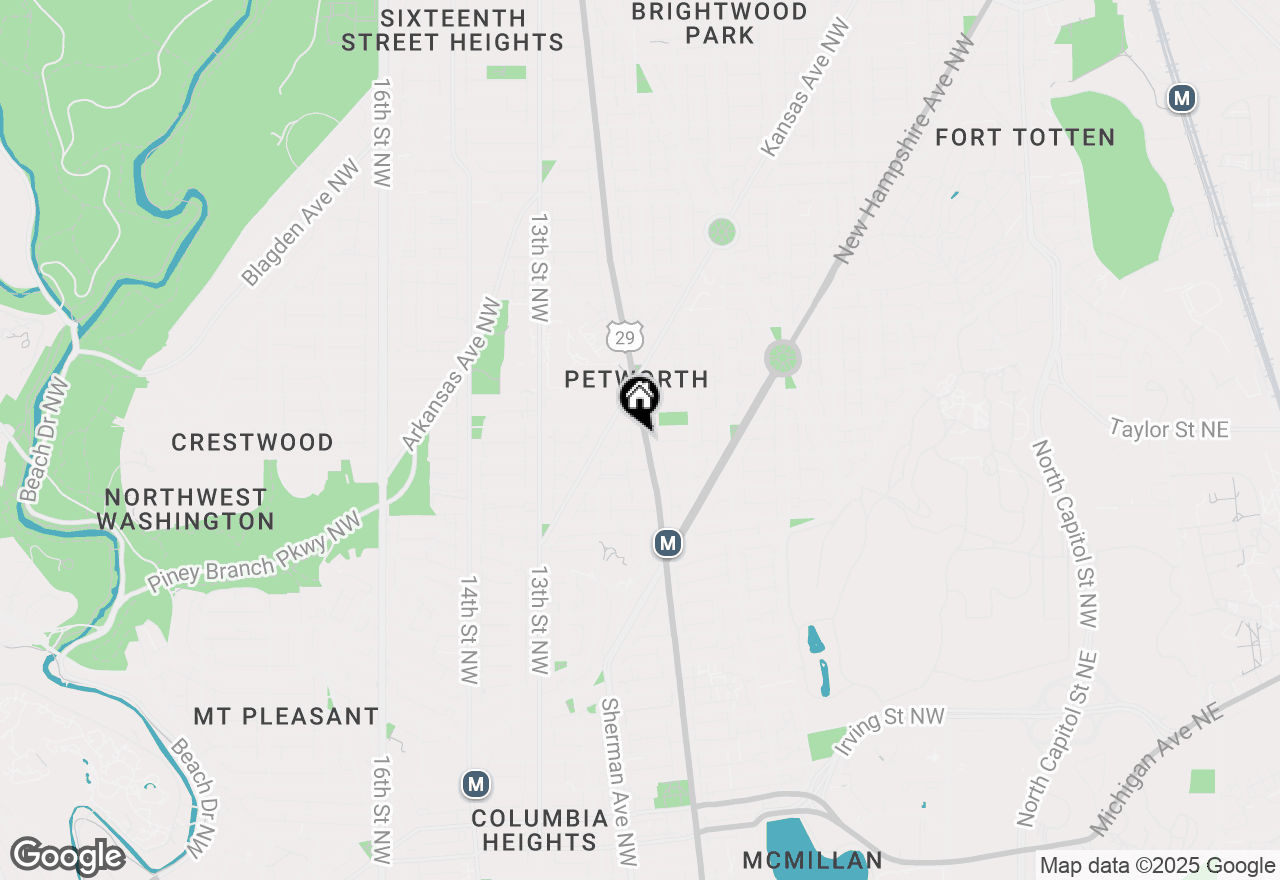 Map of 4016 Georgia Avenue Nw #9, Washington, DC 20011