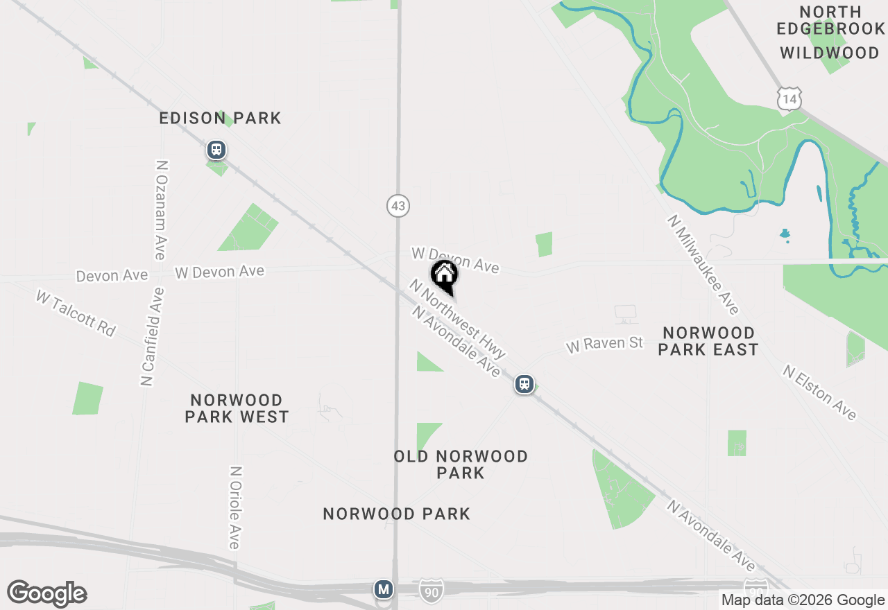 Map of 6255 N Northwest Highway #3A, Chicago, IL 60631