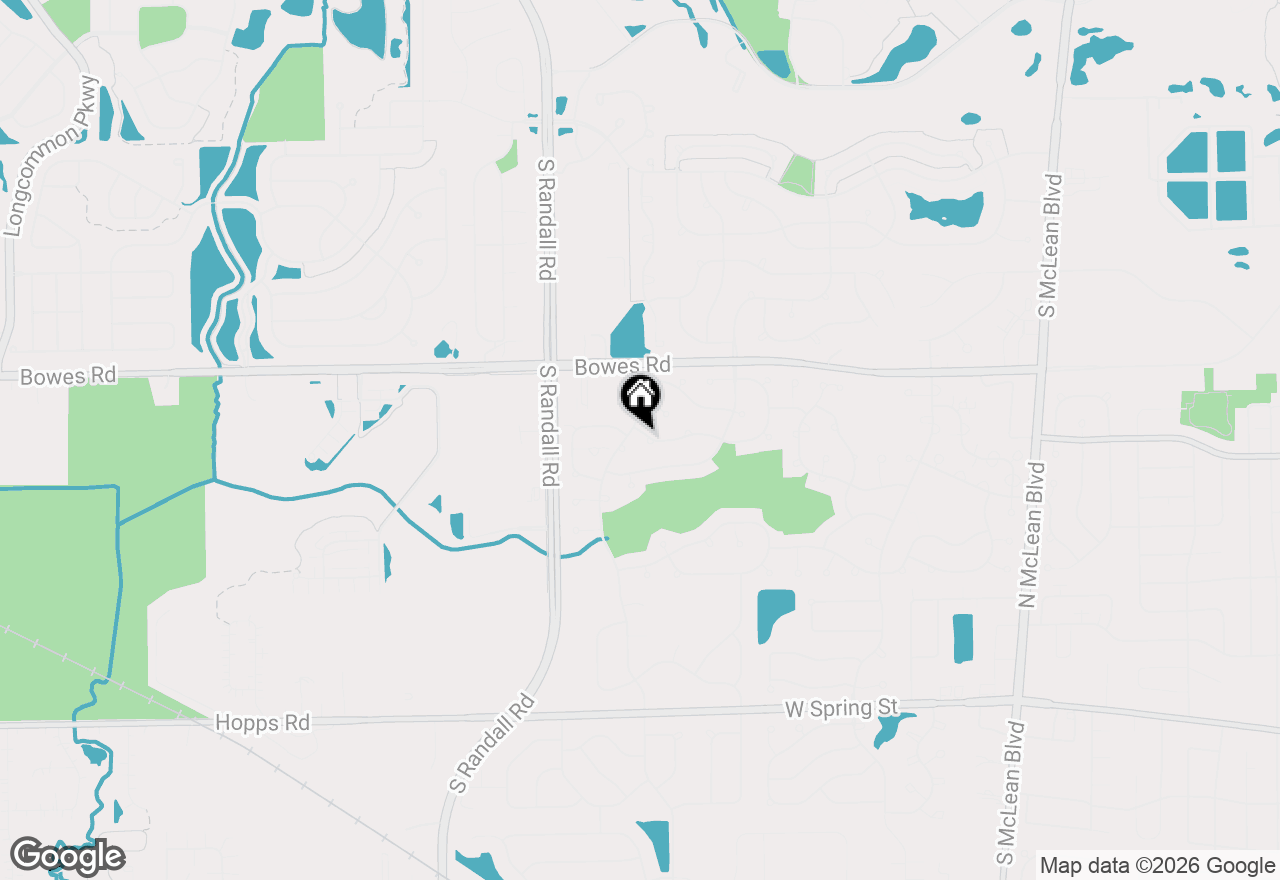 Map of 2377 Coral Cove, Elgin, IL 60123
