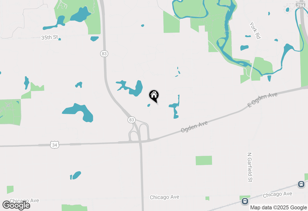 Map of 6 Pine Hill Lane, Oak Brook, IL 60523