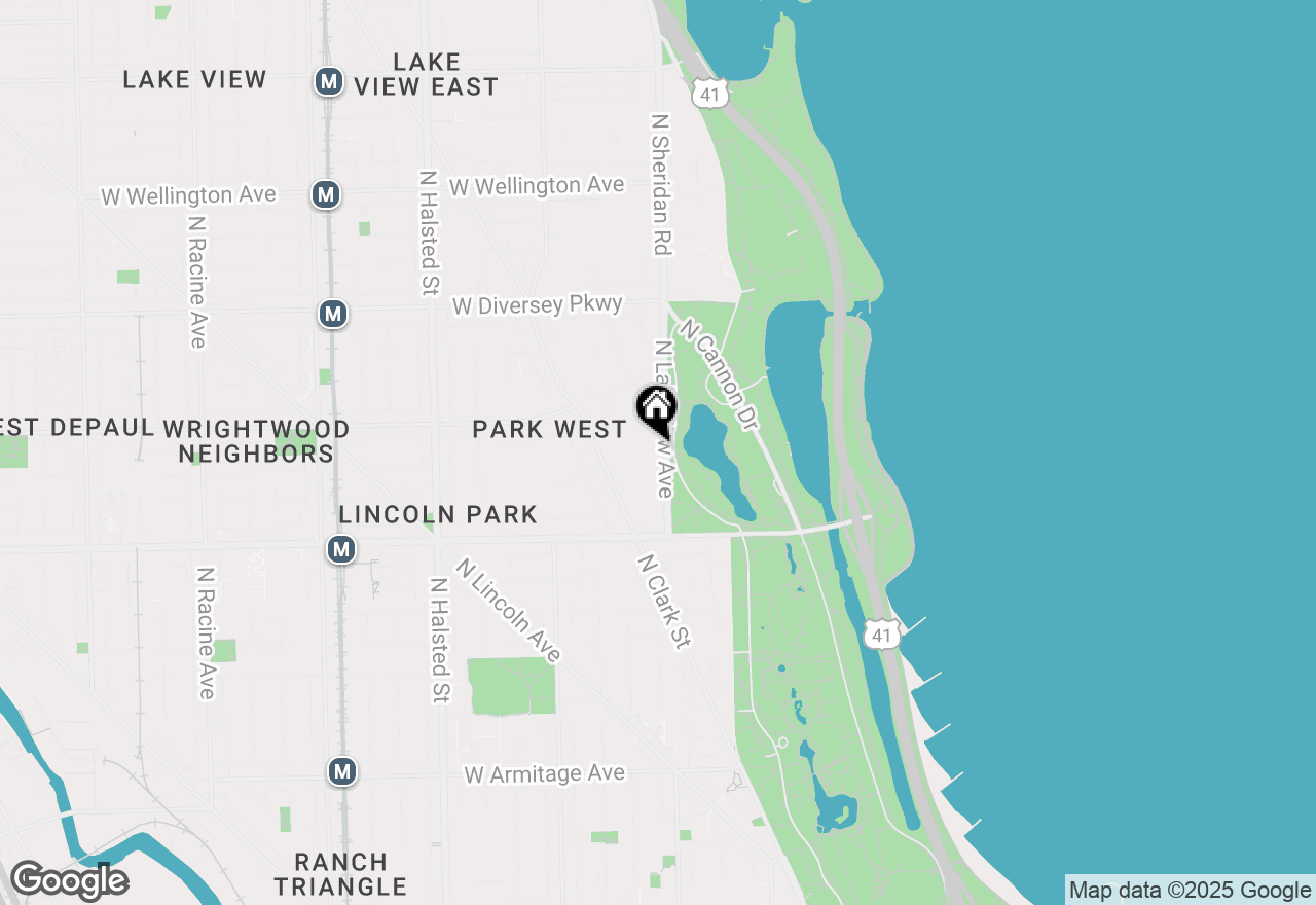 Map of 2500 N Lakeview Avenue #603, Chicago, IL 60614