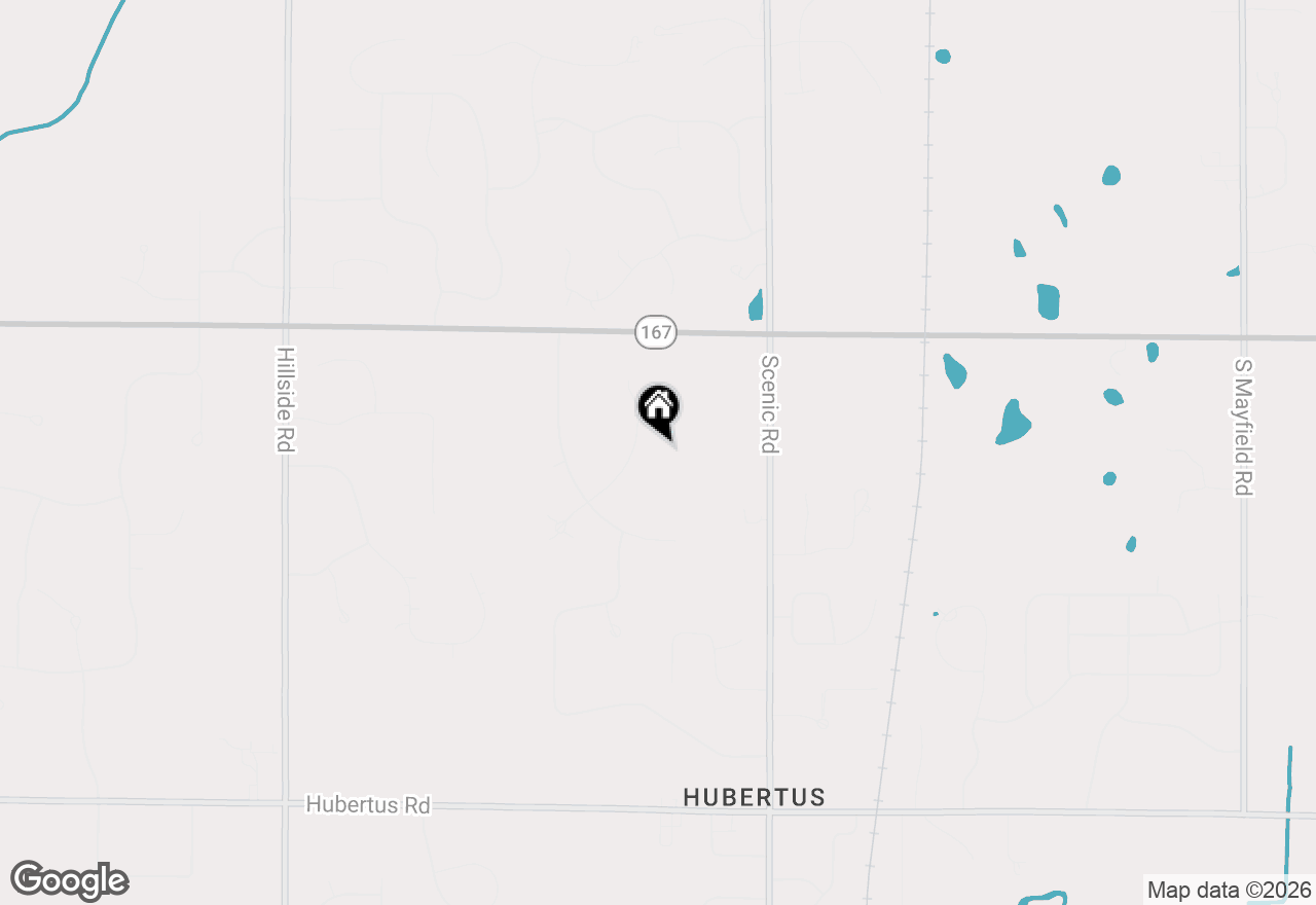 Map of 1622 Moonlit Dr, Richfield, WI 53076