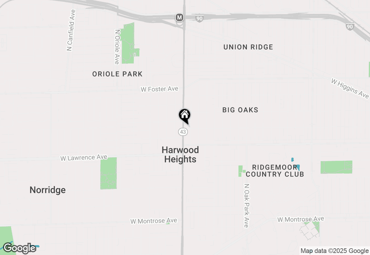 Map of 4901 N Harlem Avenue #1, Chicago, IL 60656