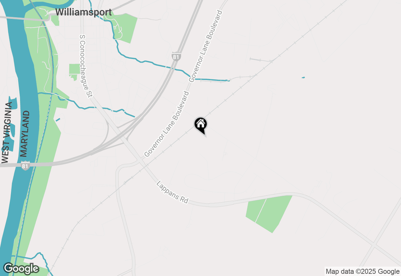Map of 10102 Wilkes Drive, Williamsport, MD 21795