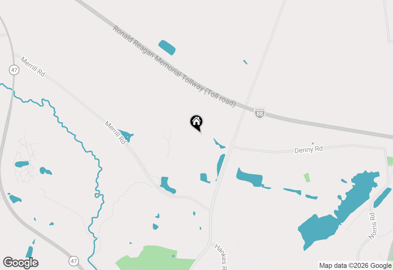 Map of 612 Pine Street, Sugar Grove, IL 60554