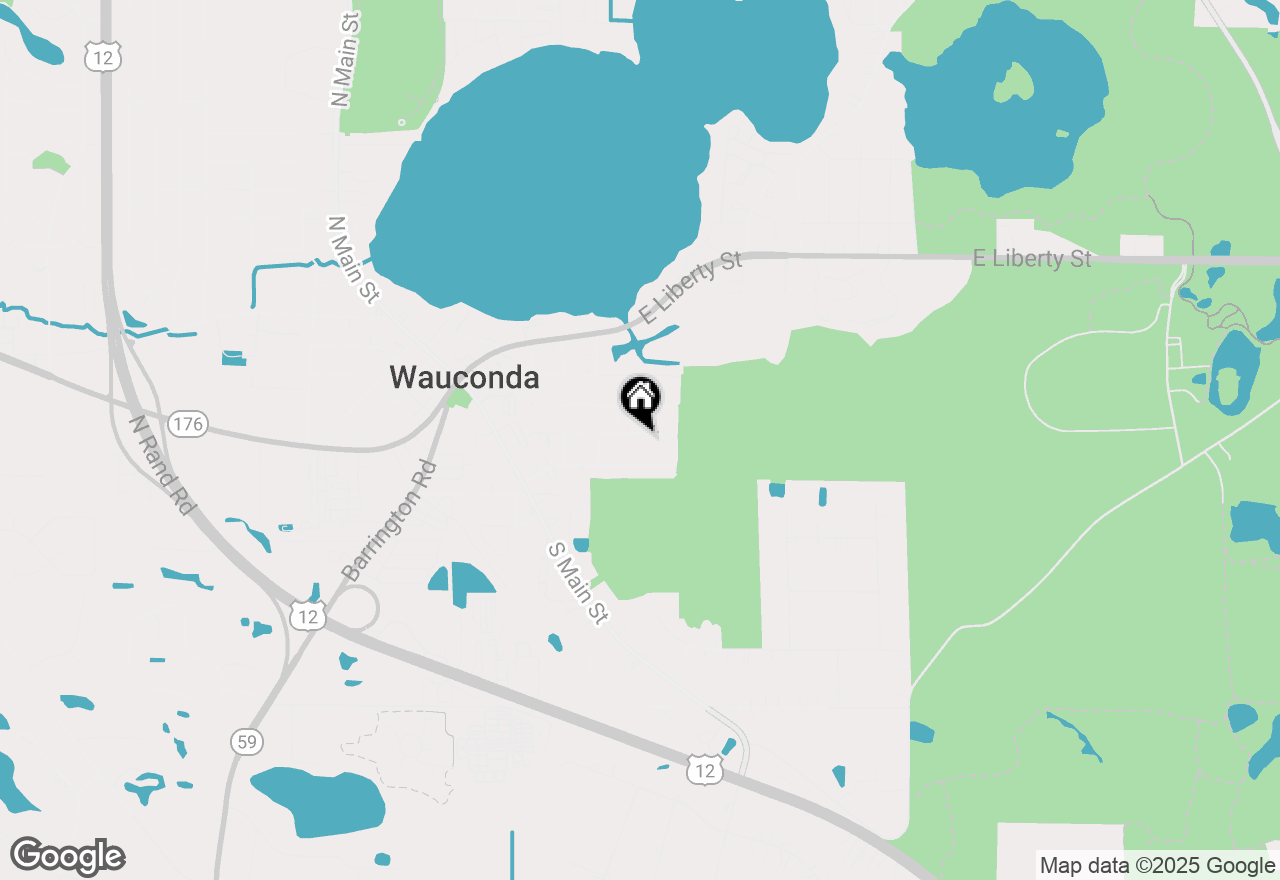 Map of 25577 W Lakeview Avenue, Wauconda, IL 60084