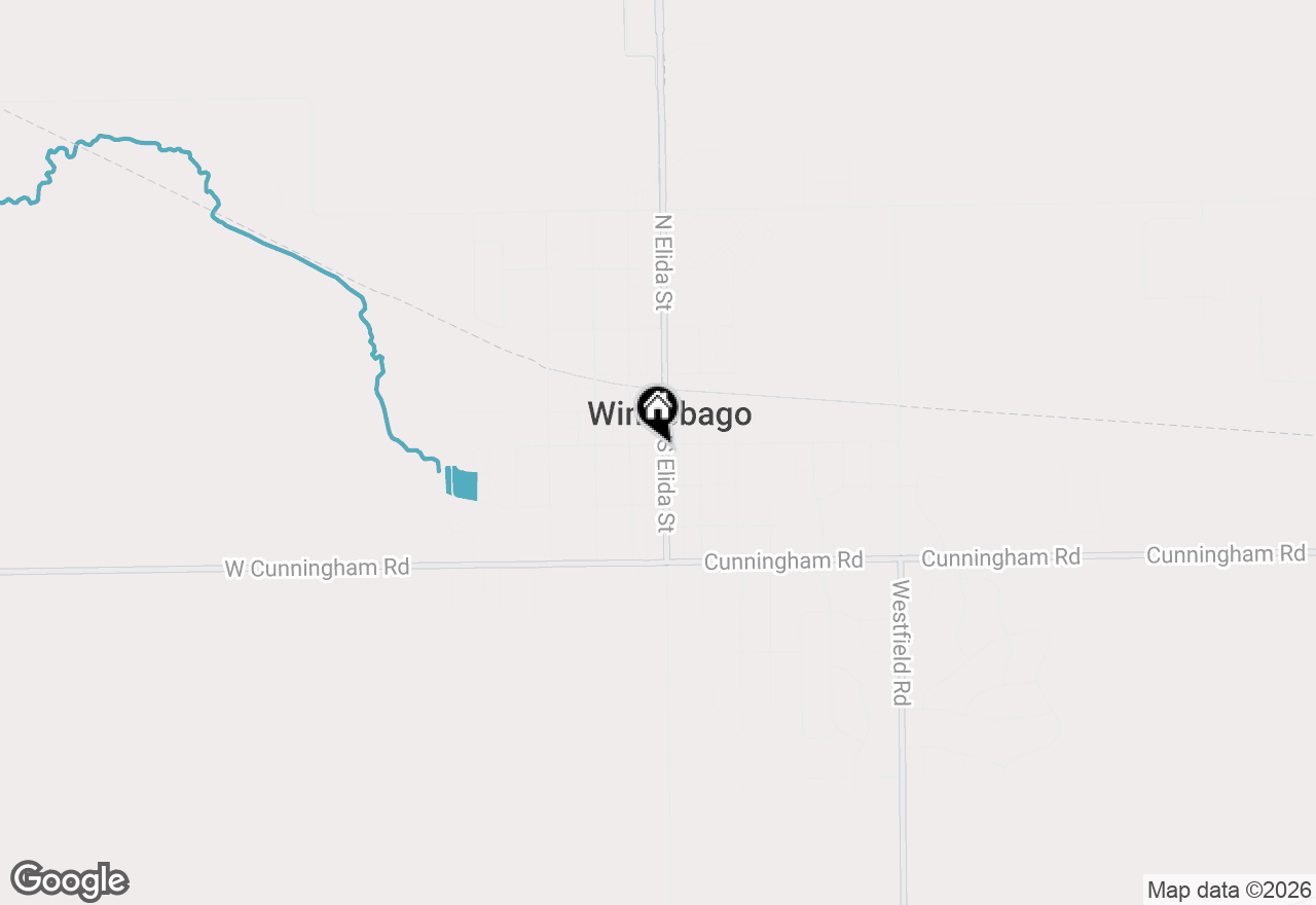 Map of 201 S Elida Street, Winnebago, IL 61088