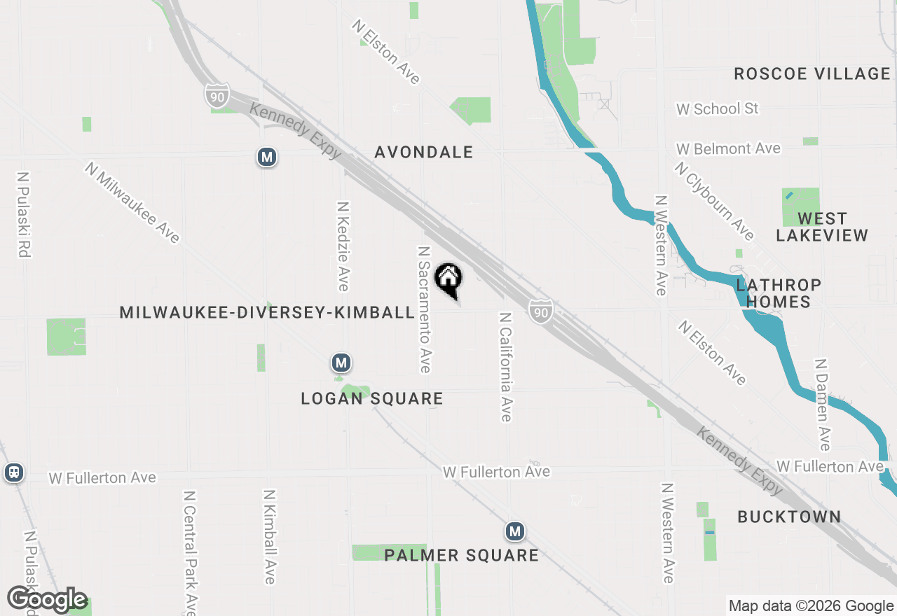 Map of 2924 W Diversey Avenue, Chicago, IL 60618