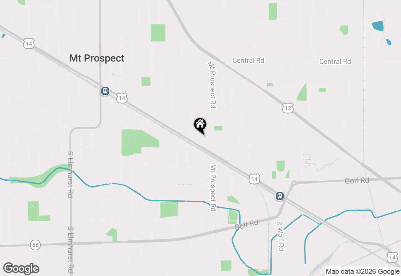 Map of 408 S Albert Street, Mount Prospect, IL 60056