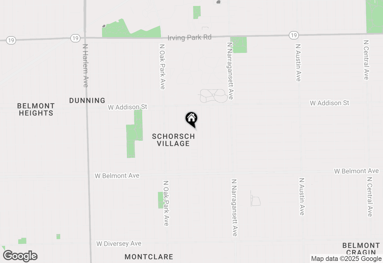 Map of 3427 N Natoma Avenue, Chicago, IL 60634