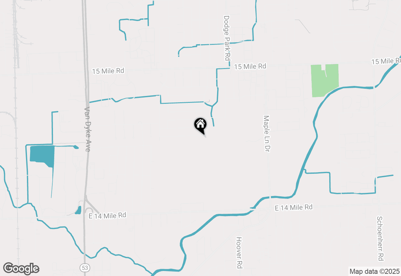 Map of 11260 Mandale Drive, Sterling Heights, MI 48312