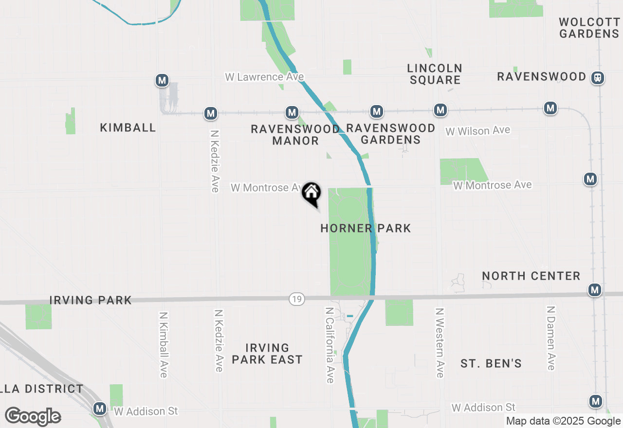 Map of 2848 W Cullom Avenue #1, Chicago, IL 60618