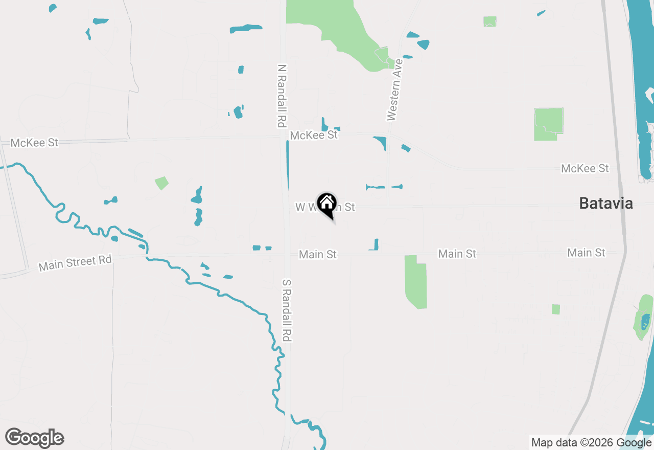Map of 45 Feece Drive, Batavia, IL 60510