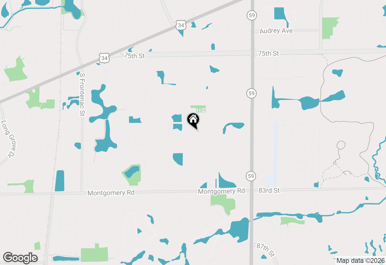 Map of 4283 Chelsea Manor Circle #4283, Aurora, IL 60504