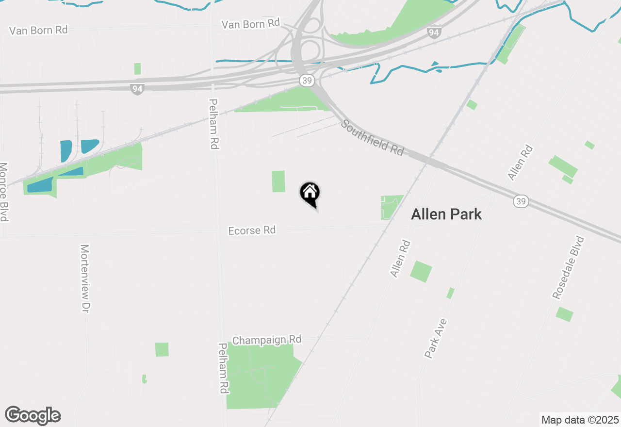 Map of 6794 Osage Avenue, Allen Park, MI 48101