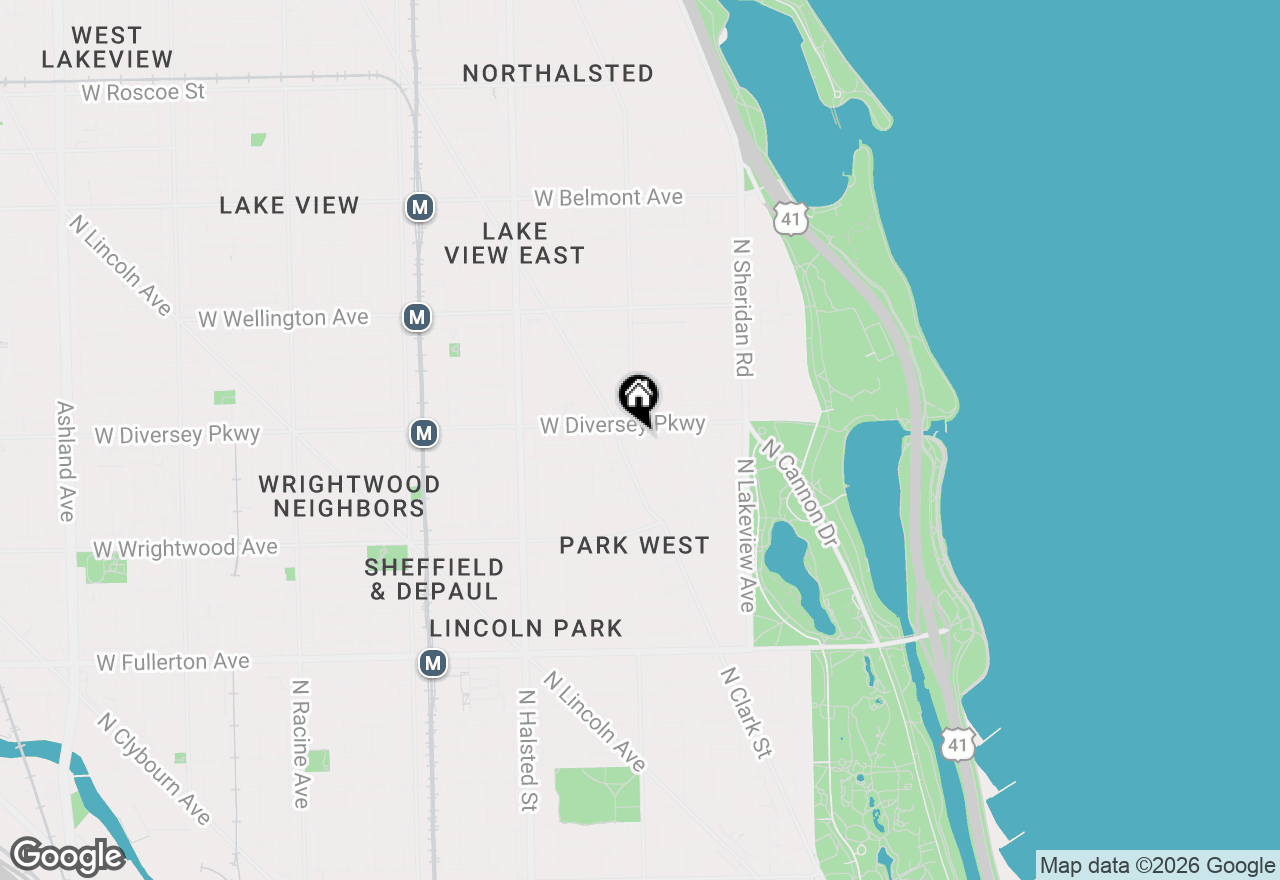 Map of 2724 N Lehmann Court #103, Chicago, IL 60614