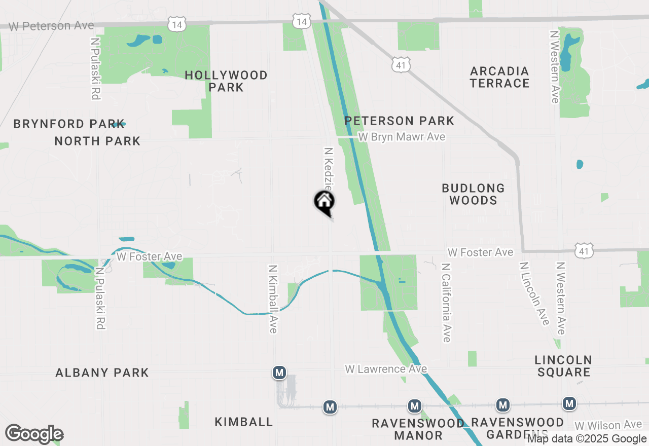 Map of 3210 W Berwyn Avenue #3W, Chicago, IL 60625