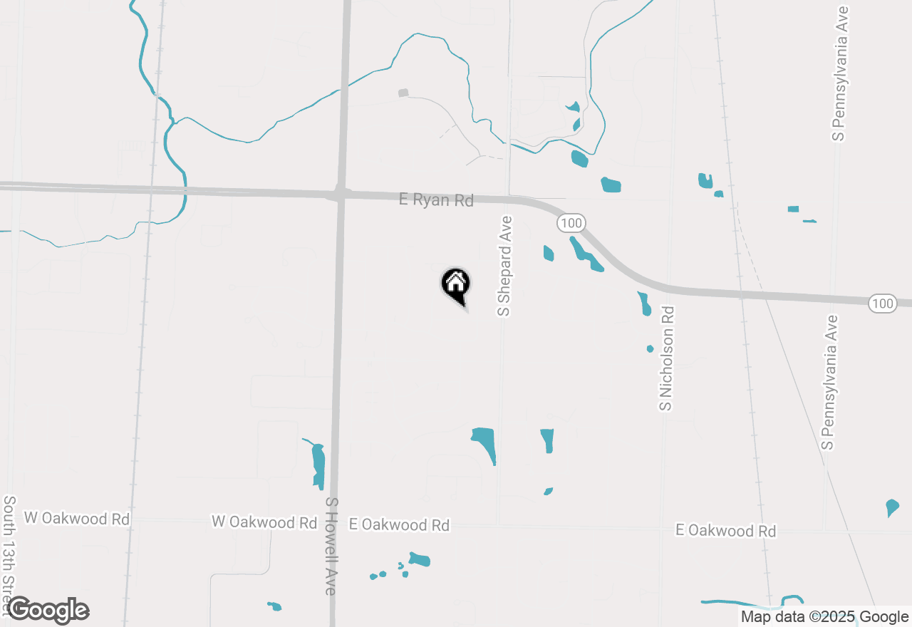 Map of 500 E Arthur Dr, Oak Creek, WI 53154