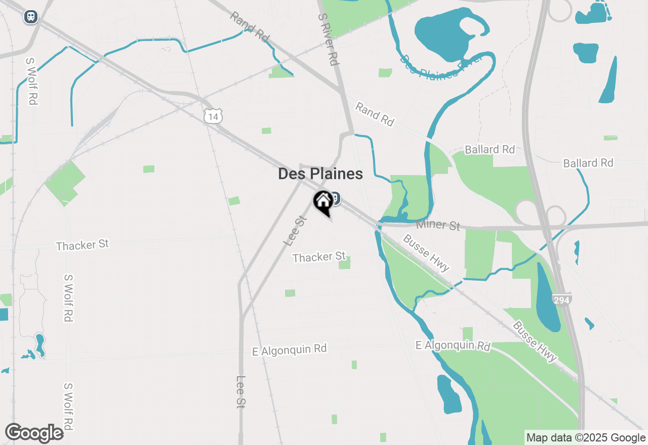 Map of 770 Pearson Street #712, Des Plaines, IL 60016