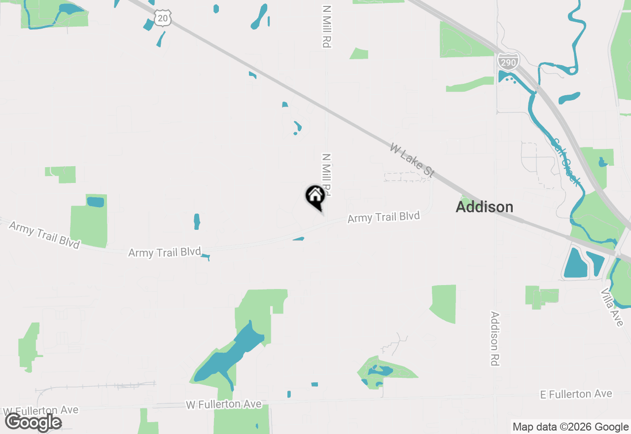 Map of 276 Masters Drive, Addison, IL 60101