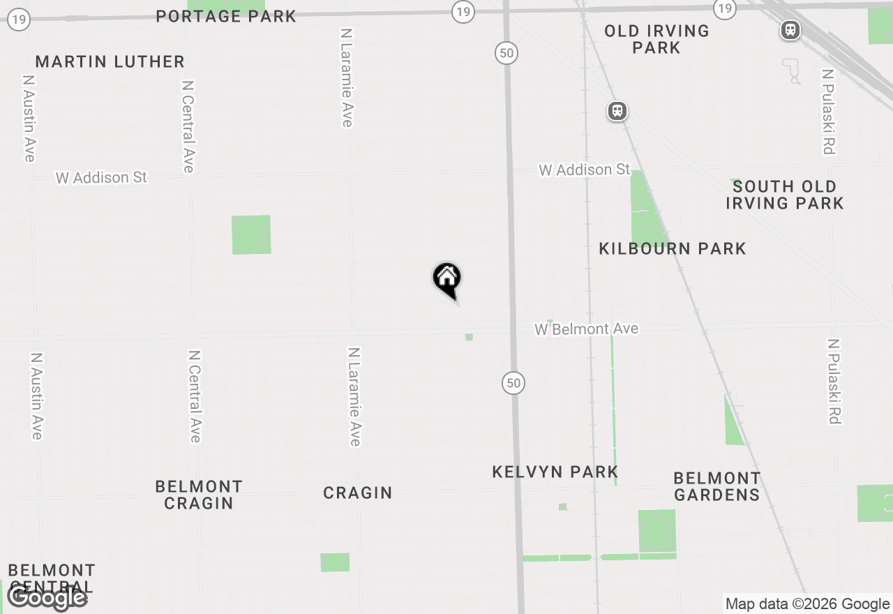 Map of 4938 W Melrose Street, Chicago, IL 60641