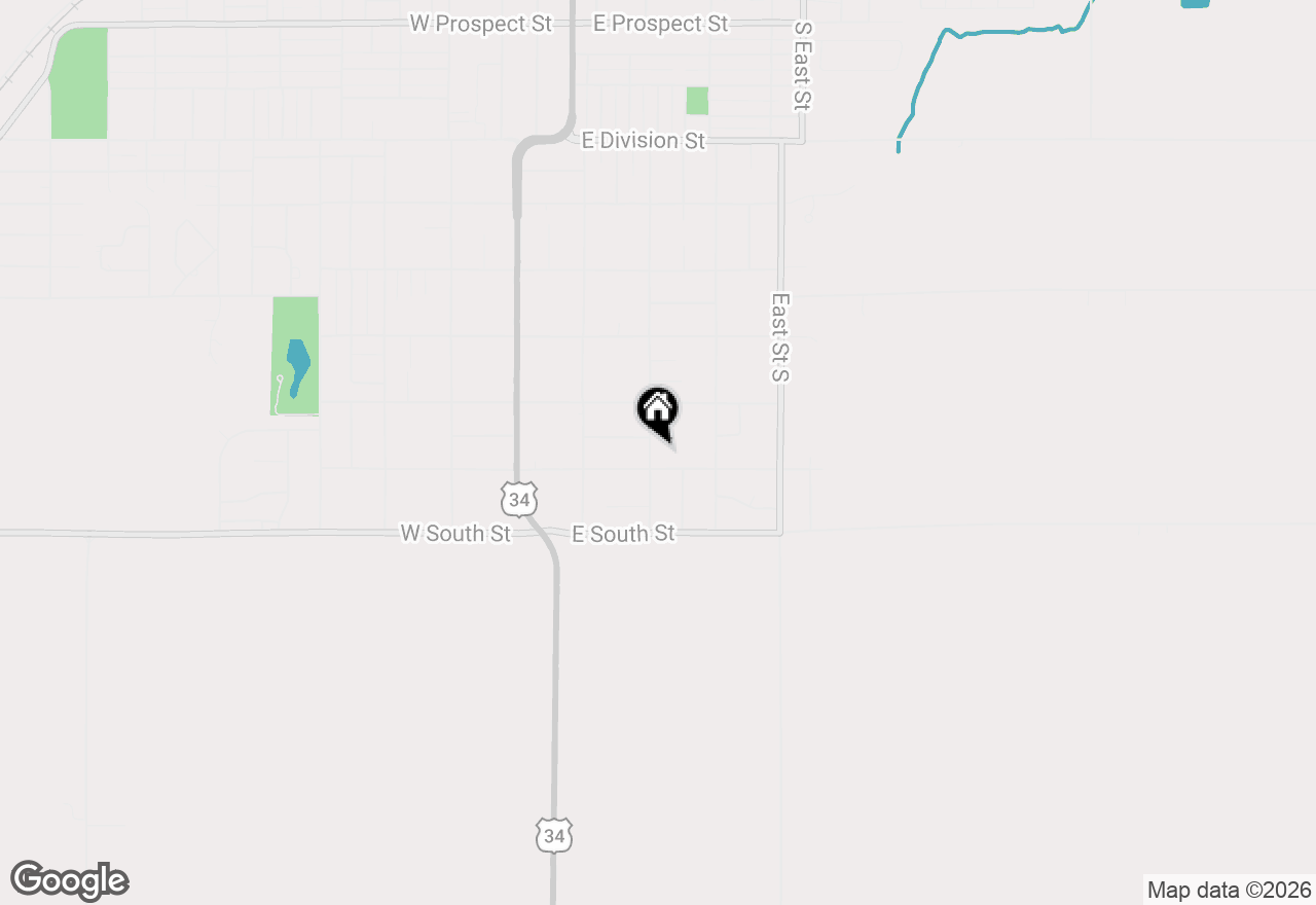 Map of 538 Dwight Street, Kewanee, IL 61443