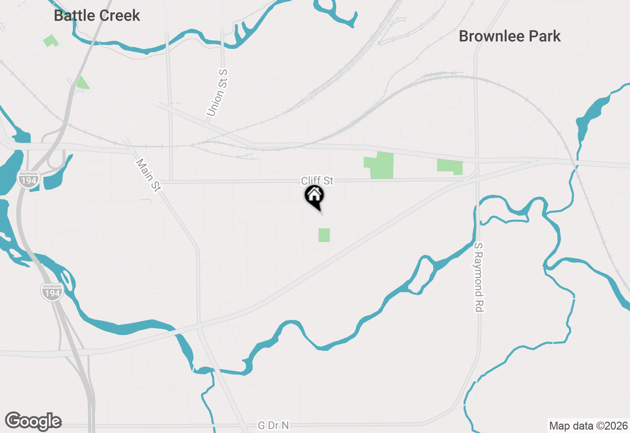 Map of 241 Post Avenue, Battle Creek, MI 49014