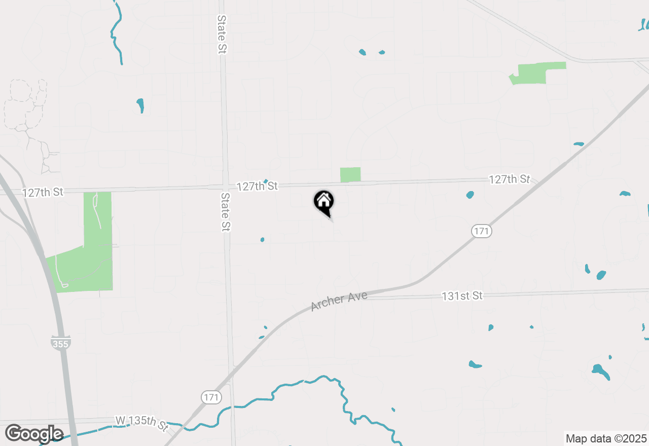 Map of 1405 128th Street, Lemont, IL 60439