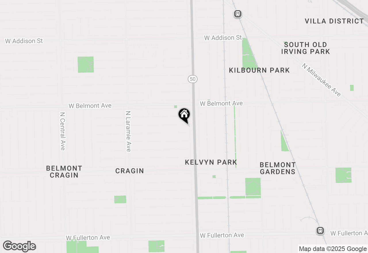 Map of 4836 W Nelson Street #1, Chicago, IL 60641