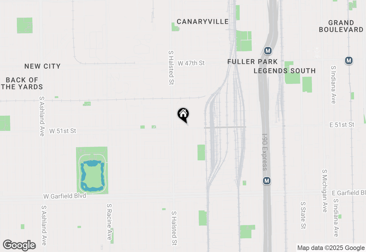 Map of 718 W 51st Street #718-1, Chicago, IL 60609